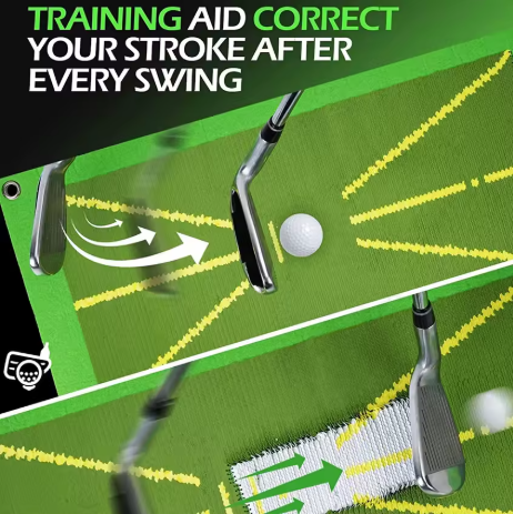 Golf Swing Path Training Mat
